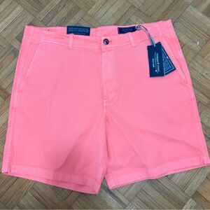 Vineyard Vines Vibrant Pink/Peach Flat Front Shorts